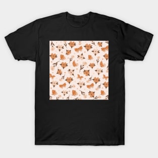 Flowers and butterfles pattern T-Shirt